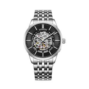 罗西尼手表男夜光防水全镂空时尚机械男士腕表男表5230187