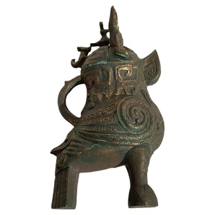 殷商文化仿真妇好鸮尊树脂全立体冰箱贴安阳殷墟博物馆文创旅游品