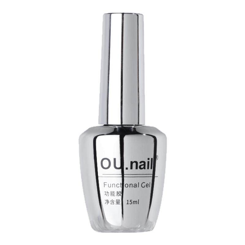 OU.nail甲油胶底胶封层套装加固钢化镀晶持久不脱美甲专用功能胶