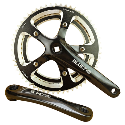 Bluetec56-46T方孔公路折叠自行车牙盘130BCD变速双盘SP8 KAC083