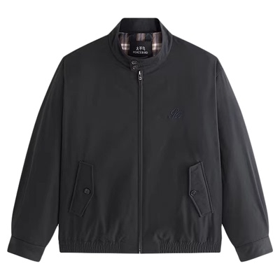 太平鸟男装立领干练夹克羽绒服BAACF423Q