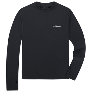 Columbia哥伦比亚户外25秋冬新品女穿行圆领抓绒长袖T恤AP0132