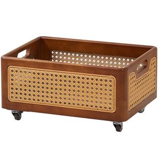 可移动书包架书房桌下收纳筐中学生书本置物架多层储物收纳小推车