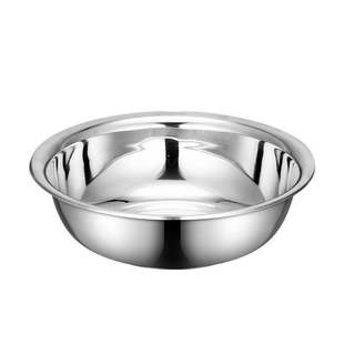 不锈钢圆形大盆洗澡盆洗衣服盆洗菜盆加厚多用和面盆洗脚盆洗脸盆