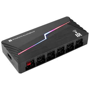 利民TL-ARGB FAN HUB 24口PWM无线控制集线器4pin风扇HUB理线器