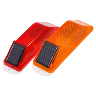 太阳能轮廓标交通警示灯夜间信号灯护栏频闪灯施工路障警示灯