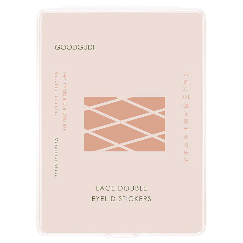 欧式蕾丝双眼皮贴加宽网纱遇水即粘无痕隐形专用肿眼泡眼皮下垂女