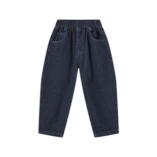 【香菇超级年货节】多多家男童牛仔裤2026春秋新款儿童刺绣裤子