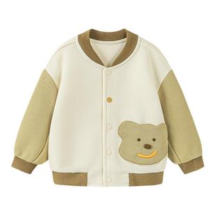 迷你巴拉巴拉男童女童棒球服夹克春季新款宝宝婴儿外套开春上衣