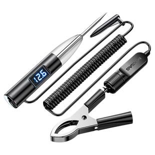 汽车测电笔12V24V多功能测断线数显电工车用感应试电笔电路维修