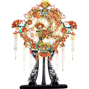 拼酷十里红妆3D立体金属拼图喜扇团扇礼物送闺蜜女友