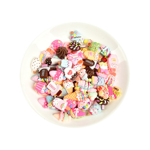 树脂小配件福袋自制奶油胶手机壳diy材料包 手工制作发夹配饰贴片