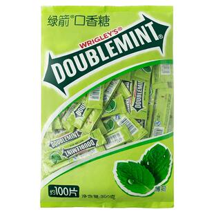 绿箭口香糖100片散装原味箭牌清凉清口接吻糖果清新口气