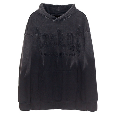 MRNEARLY美式复古渐变连帽卫衣男