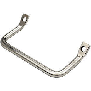 304不锈钢圆棒折弯角型扁头倾斜拉手工业提手LS531-100设备把手