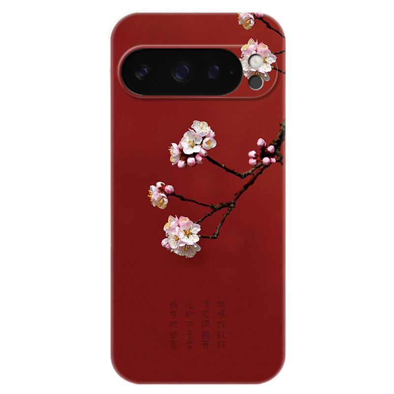 古典梅花适用谷歌Pixel10手机壳9pro/8/7/6A中国风XL文艺女款古风新款气囊防摔软