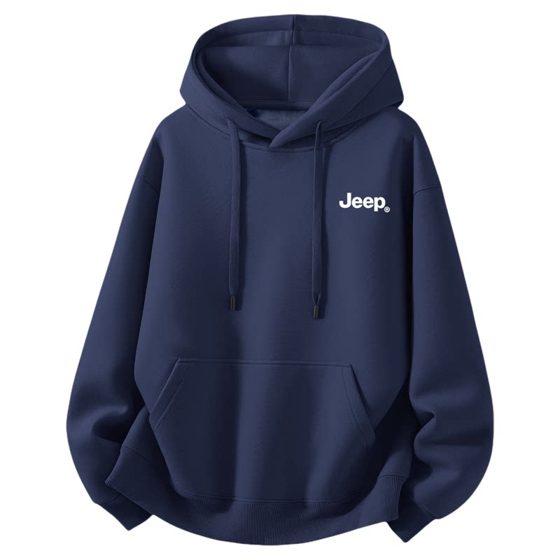 Jeep吉普连帽卫衣潮流秋冬季男士
