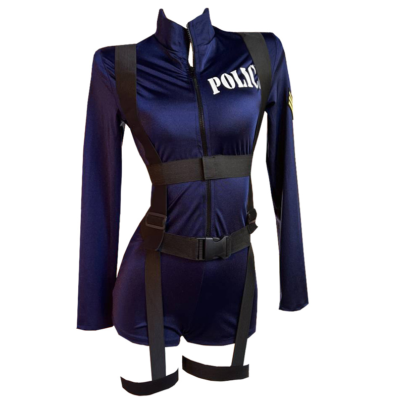 weisgirl性感欧美女警制服夜场女王装教官cos空姐装纯欲机师套装