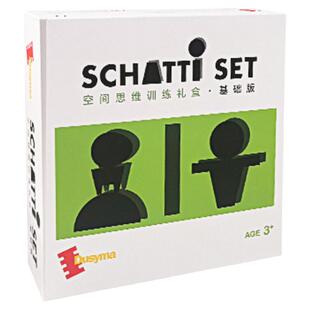 德国Dusyma三维立体积木投影三视图空间思维逻辑桌游儿童玩具益智