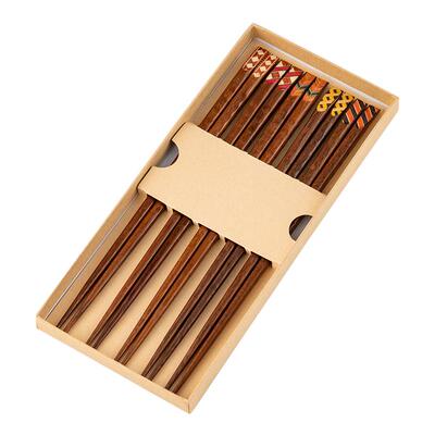 onlycook家用高档铁木筷子盒装