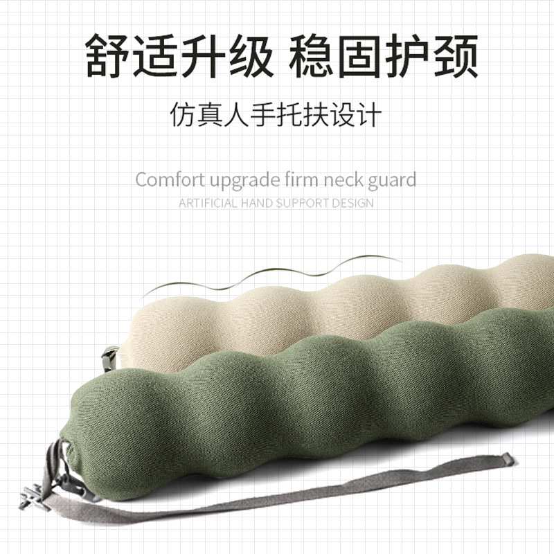 u型枕记忆棉棉麻型颈枕旅行拆洗枕可u汽车布套收纳飞机枕便携