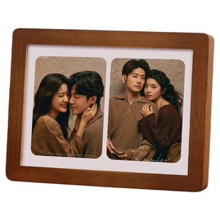 洗照片做成相框定制空框摆台加打印相册7寸8寸高级感diy桌面摆件