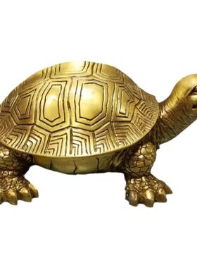 纯铜乌龟巴西龟千年乌龟风水摆件