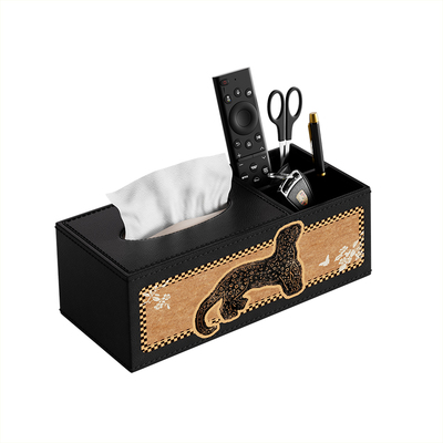 汤能一品皮革纸巾盒创意家用客厅桌面高档抽纸盒茶几遥控器收纳盒