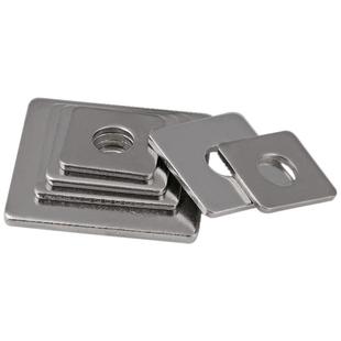 304不锈钢四方垫片方平垫片方型/正方形垫圈金属幕墙用方垫M3-M20