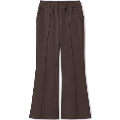 斯凯奇2025秋冬新品女款宽松显瘦长裤时尚潮流休闲运动裤微喇裤子