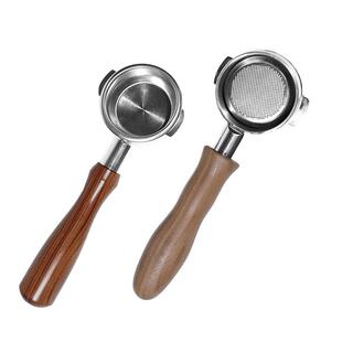 适用辣妈咖啡机无底手柄58mm实木手柄lamarzocco辣妈mini gs3配件