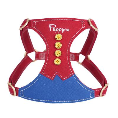 puppytie宠物胸背带狗狗牵引绳约克夏泰迪背心式网红外出遛狗绳子