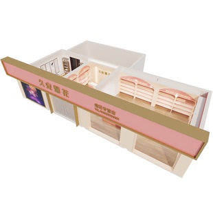 店商铺装修门头设计效果图餐饮奶茶小吃咖啡办公女装美甲店面设计