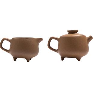 SHANG XIA上下鸿禧紫砂壶配公道杯宜兴紫泥功夫茶壶送礼长辈礼物