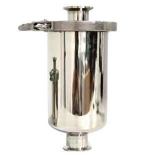 304不锈钢管道直通空气过滤器卫生级快装式气体液体精密分离器