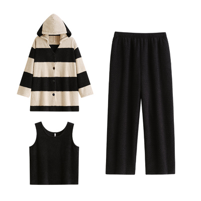 【商场同款】悦内女士半边绒睡衣