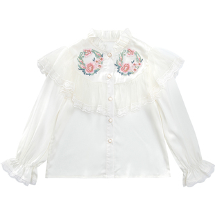 女童汉服明制马面裙套装女孩新中式春装2025新款儿童中国风公主裙