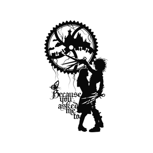 TLP镂空车贴 剪刀手爱德华约翰尼·德普笔记本行李箱摩托车装饰贴