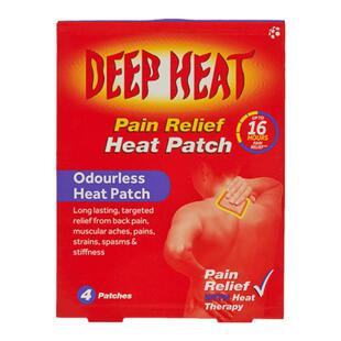 欧洲直邮Deep Heat热帖缓解肌肉关节疼痛生理期腰部酸疼2盒装