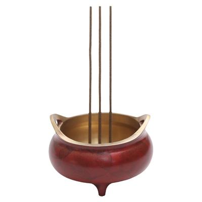 纯铜宣德可爱便携家用袖珍小香炉