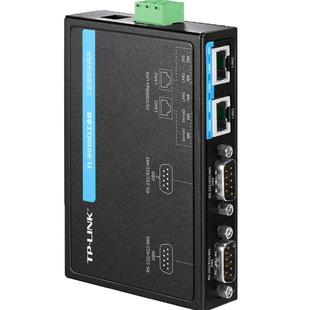 TP-LINK普联工业级协议网关Modbus/Profinet网络IP通信转换器导轨式DB9针串口RS232/422/485转以太网口服务器