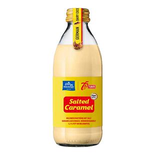 欧德堡德国进口海盐焦糖牛奶玻璃瓶240ml*6瓶整箱礼盒装