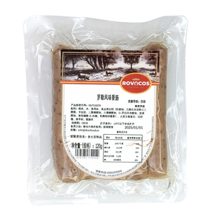 洛瓦可120g德式香肠烘焙图林根香肠烤肠烟熏肉肠德式香肠拼盘商用