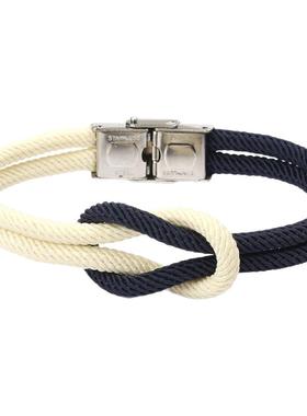 diy米兰线复古船锚手工同心结