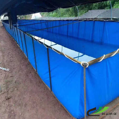 摺叠帆布鱼池锦鲤池防渗蓄水池加厚刀刮布水池大型防水篷布养殖池
