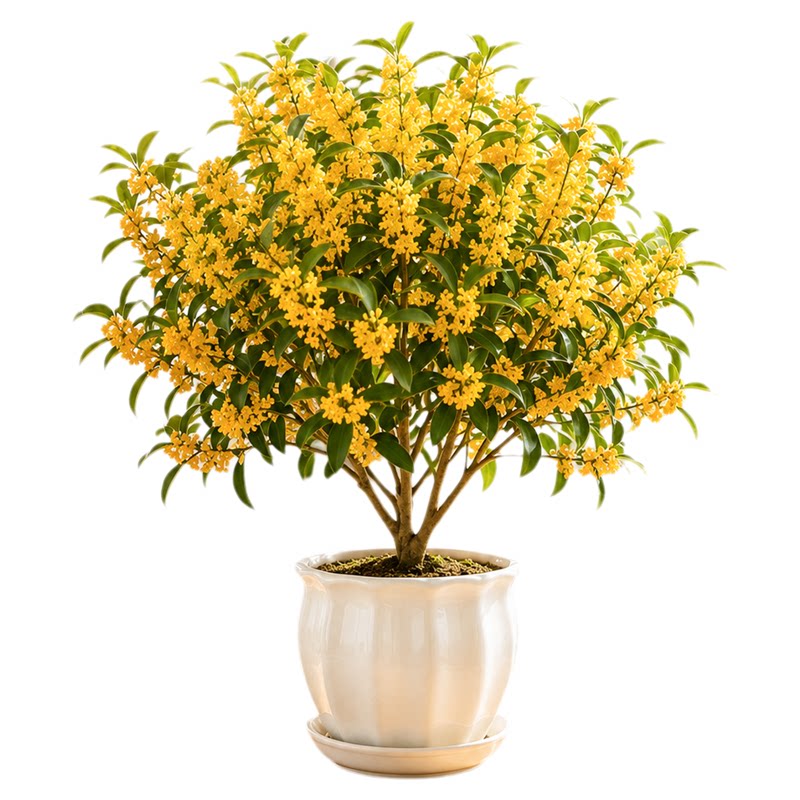 四季桂花盆栽室内开花树小苗浓香型正宗北方耐寒盆景矮桩花卉老桩