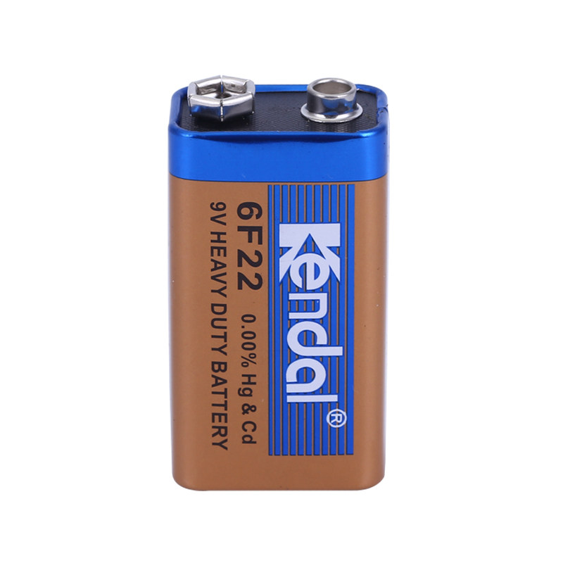 Kendal力王9V 6F22叠层方形1604G话筒万用表乐器麦克风碳性电池