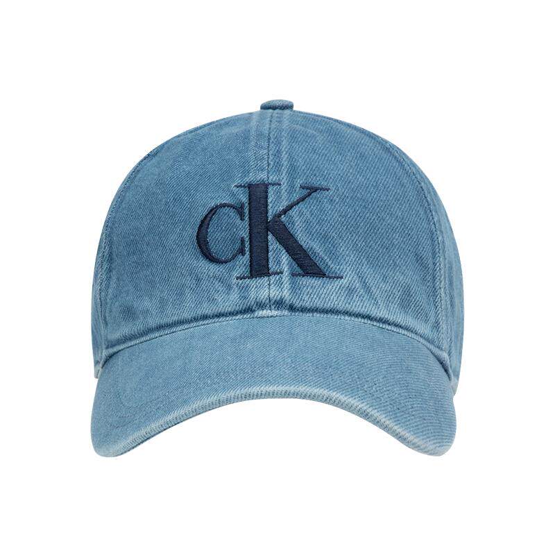 CK男女复古刺绣弯檐牛仔棒球帽