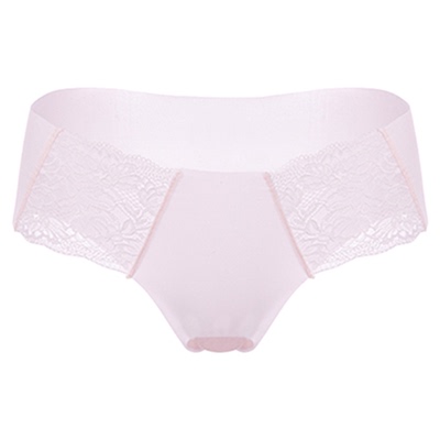 「LA」Romy·柔情脉络｜静感系列*无痕牛奶丝舒适蕾丝纯欲内裤女