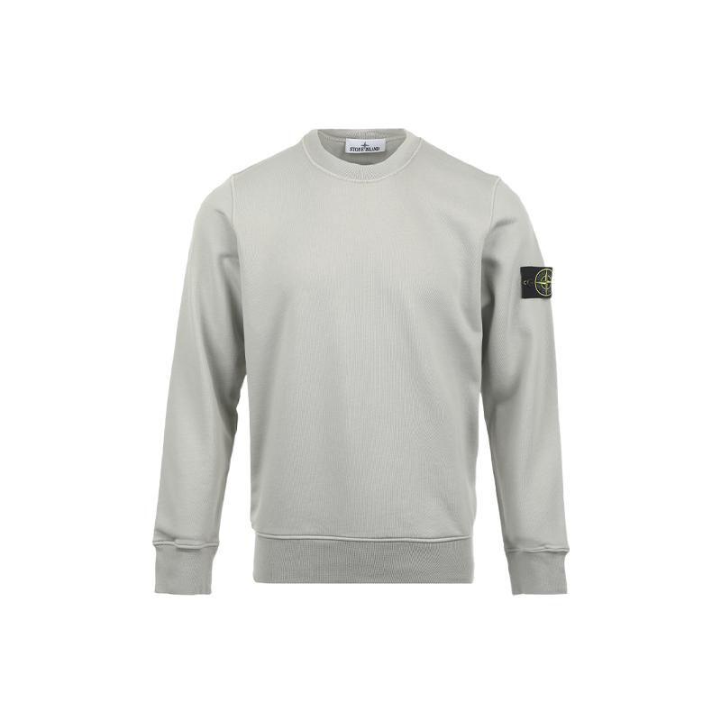 【自营】STONE ISLAND男士SS26标识徽章休闲潮流套头圆领长袖卫衣